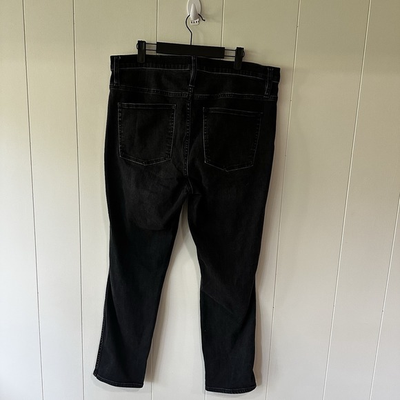 J.Crew Women 9" Mid-rise Vintage Slim-straight Denim Jeans Charcoal Wash Sz 33 - Picture 6 of 12